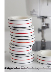 Nastro guida per macchina Diagonal Seam Tape - Bianco 2