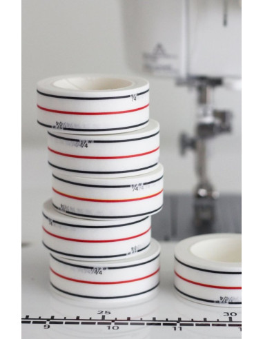 Nastro guida per macchina Diagonal Seam Tape - Bianco