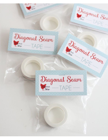 Nastro guida per macchina Diagonal Seam Tape - Bianco