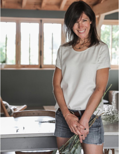 Cartamodello della blusa Aimée - Atelier Scämmit