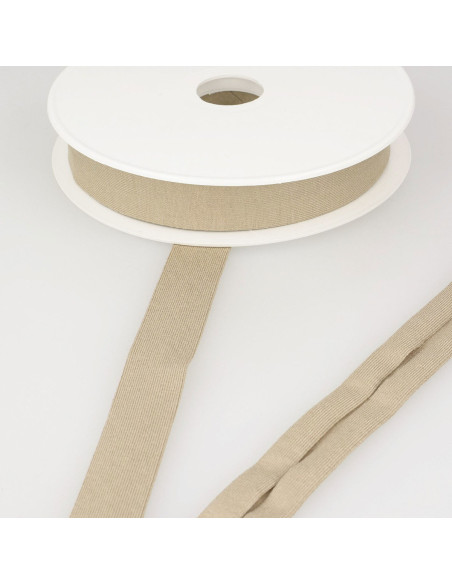 Viscosa jersey sbieco - Beige scuro