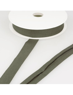 Viscosa jersey sbieco - Kaki scuro