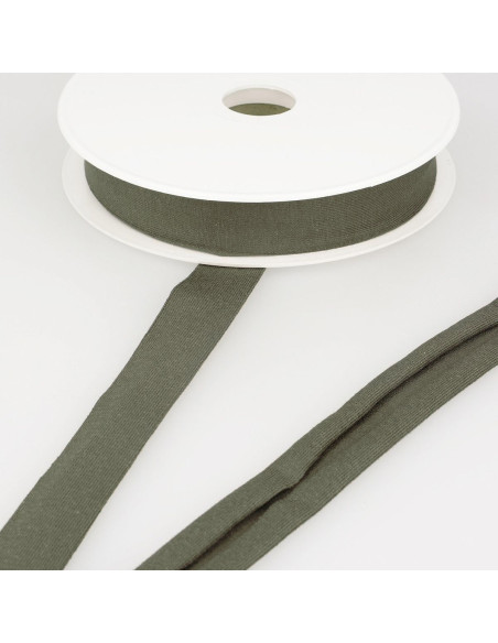 Viscosa jersey sbieco - Kaki scuro