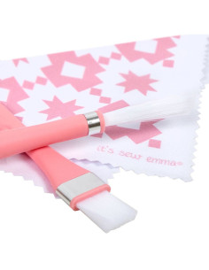 Set di pulizia per macchine da cucire - Rosa