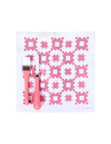 Set di pulizia per macchine da cucire - Rosa