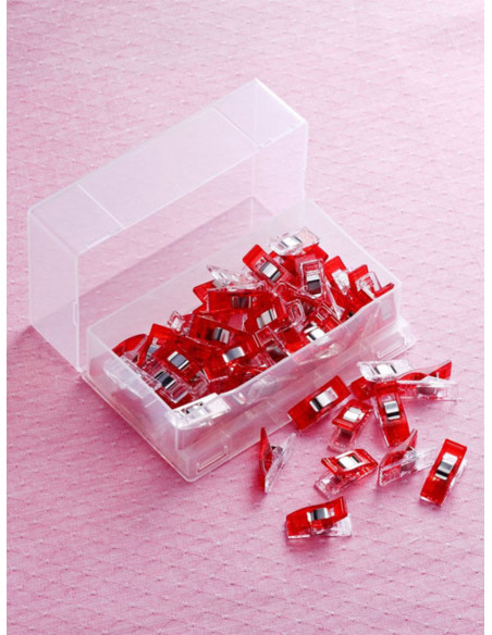 Scatola 50 mollette Prodige Clover - Rosso