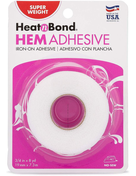 Nastro orlo termoadesivo speciale per tessuti spessi HeatNBond - 19 mm x 7,30 m
