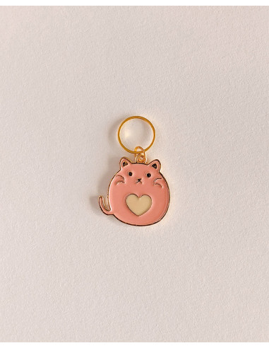 Set di 4 anelli marcapunti - Gatti cuori