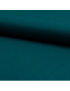 Tessuto twill di viscosa - Blu petrolio
