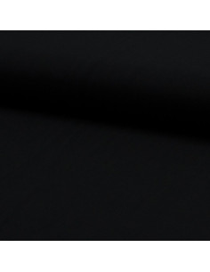 Tessuto twill di viscosa - Nero