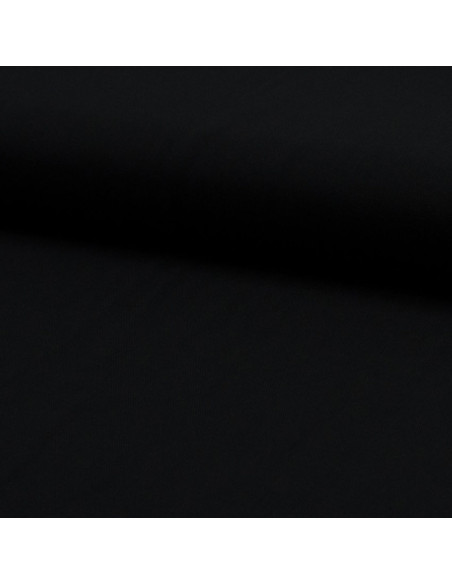 Tessuto twill di viscosa - Nero