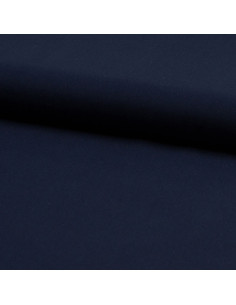 Tessuto twill di viscosa - Blu navy scuro