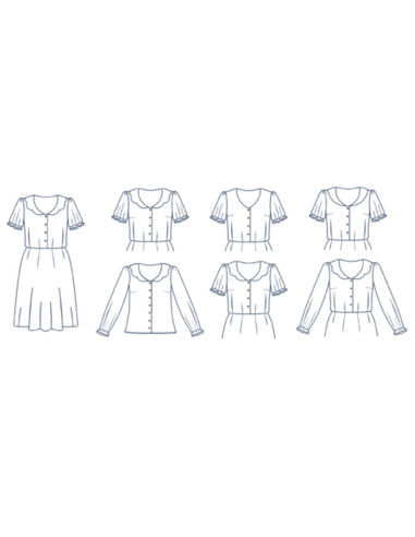Modello di abito - Comète - Lise Tailor