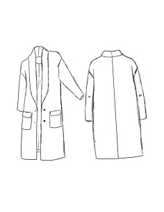 Modello di cappotto Pam - Maison Fauve 2