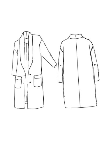 Modello di cappotto Pam - Maison Fauve