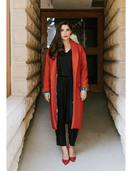 Modello di cappotto Pam - Maison Fauve