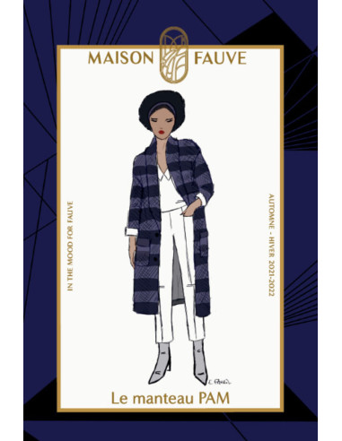 Modello di cappotto Pam - Maison Fauve