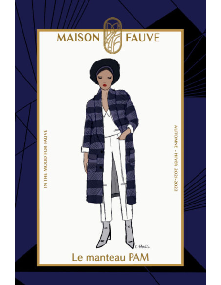 Modello di cappotto Pam - Maison Fauve