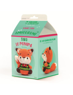 Kit uncinetto amigurumi - Taku la volpe