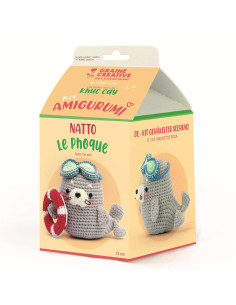 Kit uncinetto amigurumi - Natto la foca