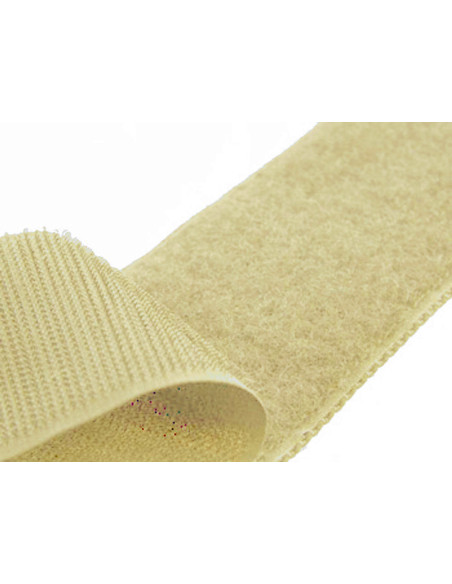Nastro autoadesivo da cucire beige largo 20 mm al metro
