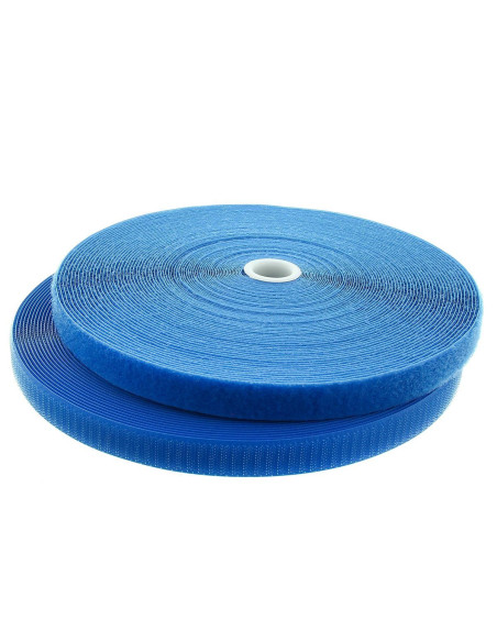 Nastro autoadesivo da cucire blu reale largo 20 mm rotolo da 25 metri
