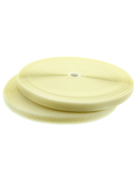 Nastro autoadesivo da cucire écru largo 20 mm rotolo da 25 metri