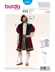 Modello di Rinascimento Inglese - Burda 6887