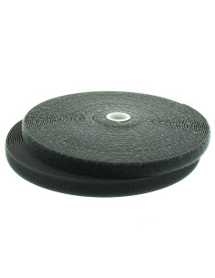 Nastro autoadesivo da cucire grigio scuro, largo 20 mm, rotolo da 25 metri.