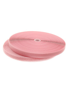 Nastro autoadesivo da cucire rosa chiaro, largo 20 mm, rotolo da 25 metri.