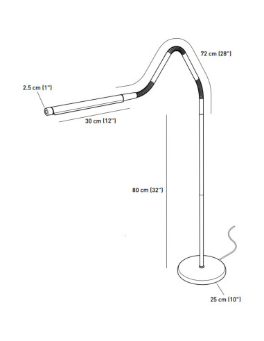 Lampada da terra Daylight Electra