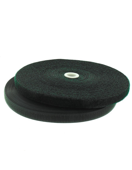 Nastro autoadesivo da cucire verde bottiglia largo 20 mm rotolo da 25 metri