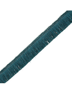 Frangia deluxe 30 mm - Blu petrolio