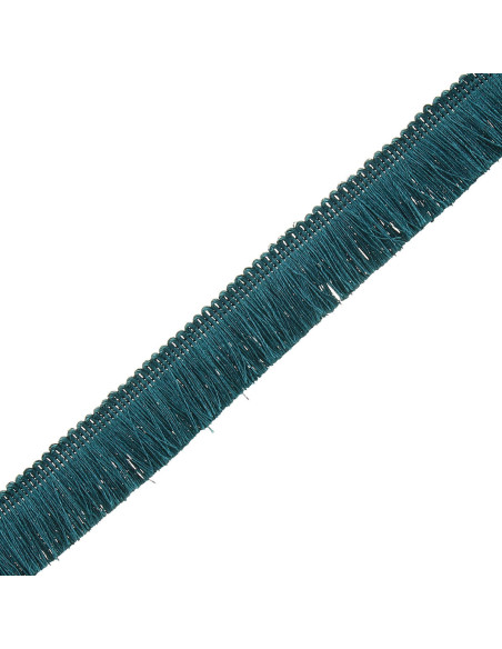 Frangia deluxe 30 mm - Blu petrolio