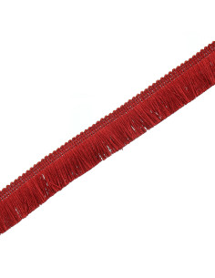 Frangia deluxe 30 mm - Rosso