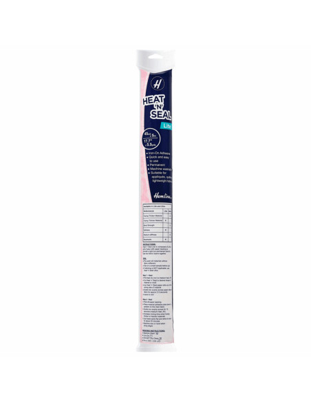 Carta termoadesiva per applicazioni, quilting e cucito 45 cm x 5 m - Light