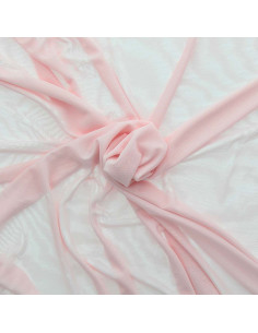Tessuto lingerie Powermesh - Rosa pastello