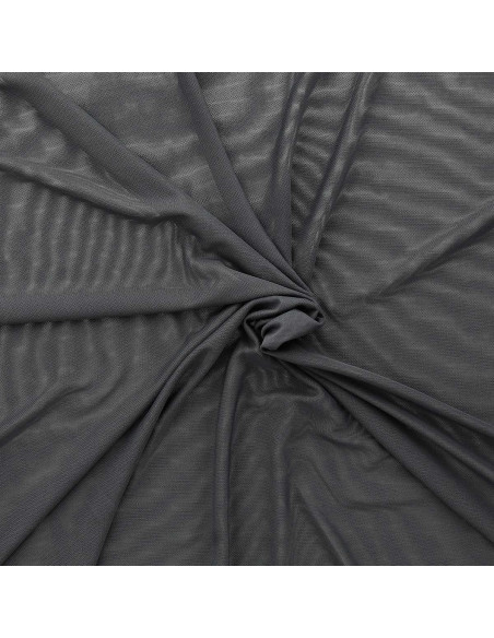 Tessuto lingerie Powermesh - Grigio scuro