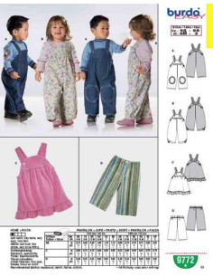 Modello di pantaloni + gonna - Burda 9772