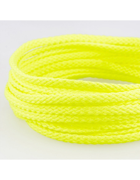 Anorak con cordino piatto - Giallo fluorescente
