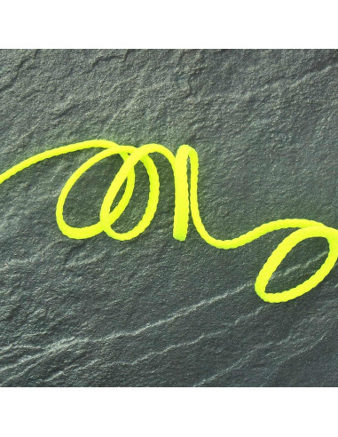Anorak con cordino piatto - Giallo fluorescente