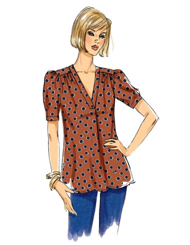 Modello di top - Butterick 6855