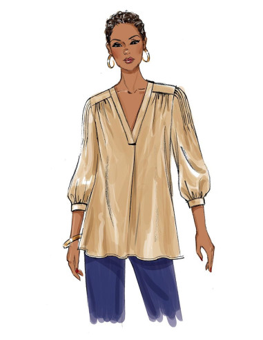 Modello di top - Butterick 6855