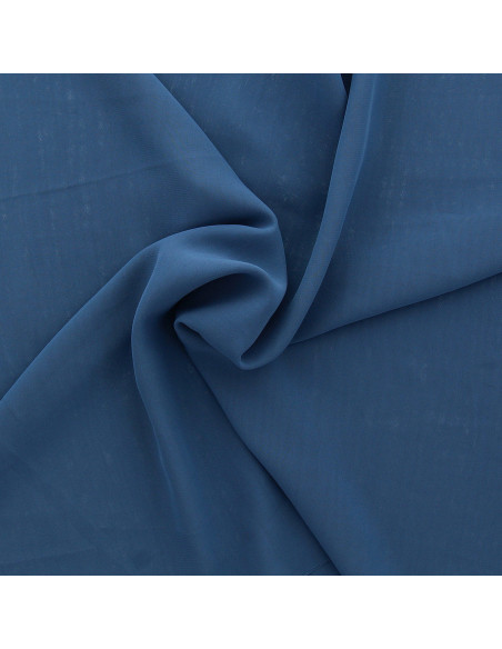 Tessuto chiffon - Grigio blu