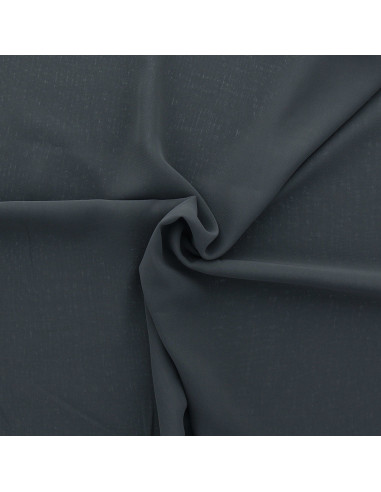 Tessuto chiffon - Grigio scuro