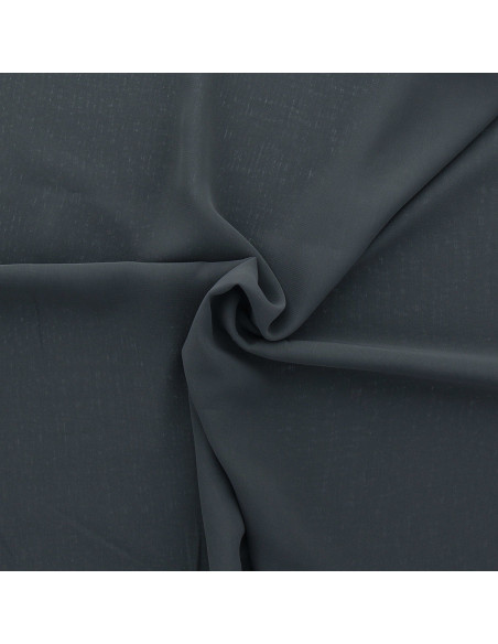 Tessuto chiffon - Grigio scuro