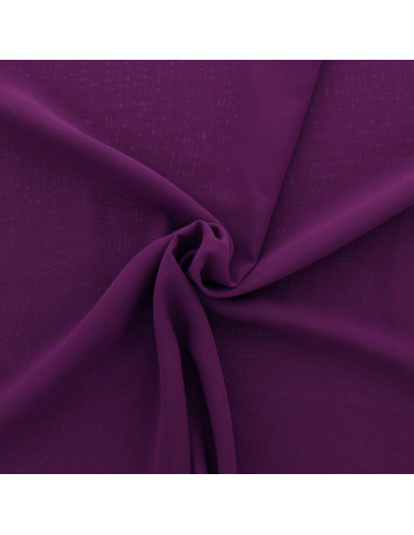 Tessuto chiffon - Cassis