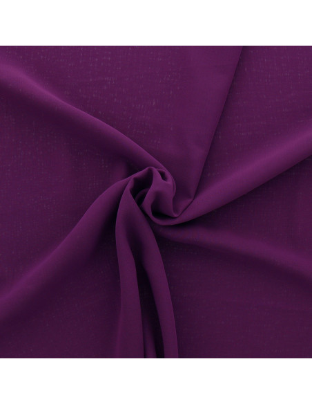 Tessuto chiffon - Cassis