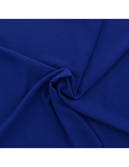 Tessuto chiffon - Blu reale