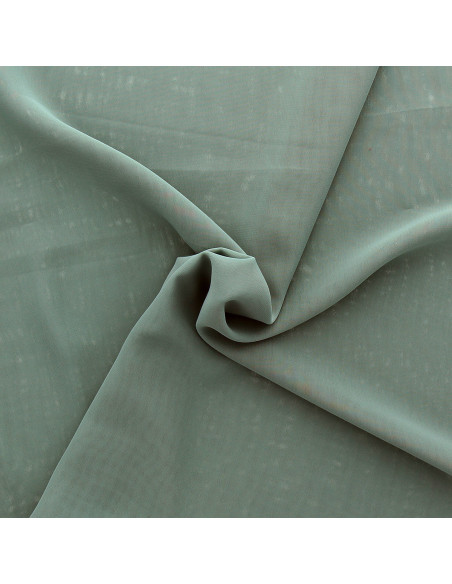 Tessuto in mussola - Verde grigio